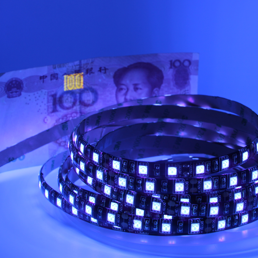 UV LED Streifen Flexible 12V 5050 2835 SMD Band Lila Band Uv Lampe  395-405nm Schwarz Licht für DJ Fluoreszenz party